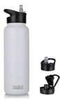 Customized Hasle Outfitters Water Bottle - Includes two lids (straw and spout)